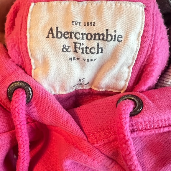 Abercrombie pink hoodie - Picture 2 of 2
